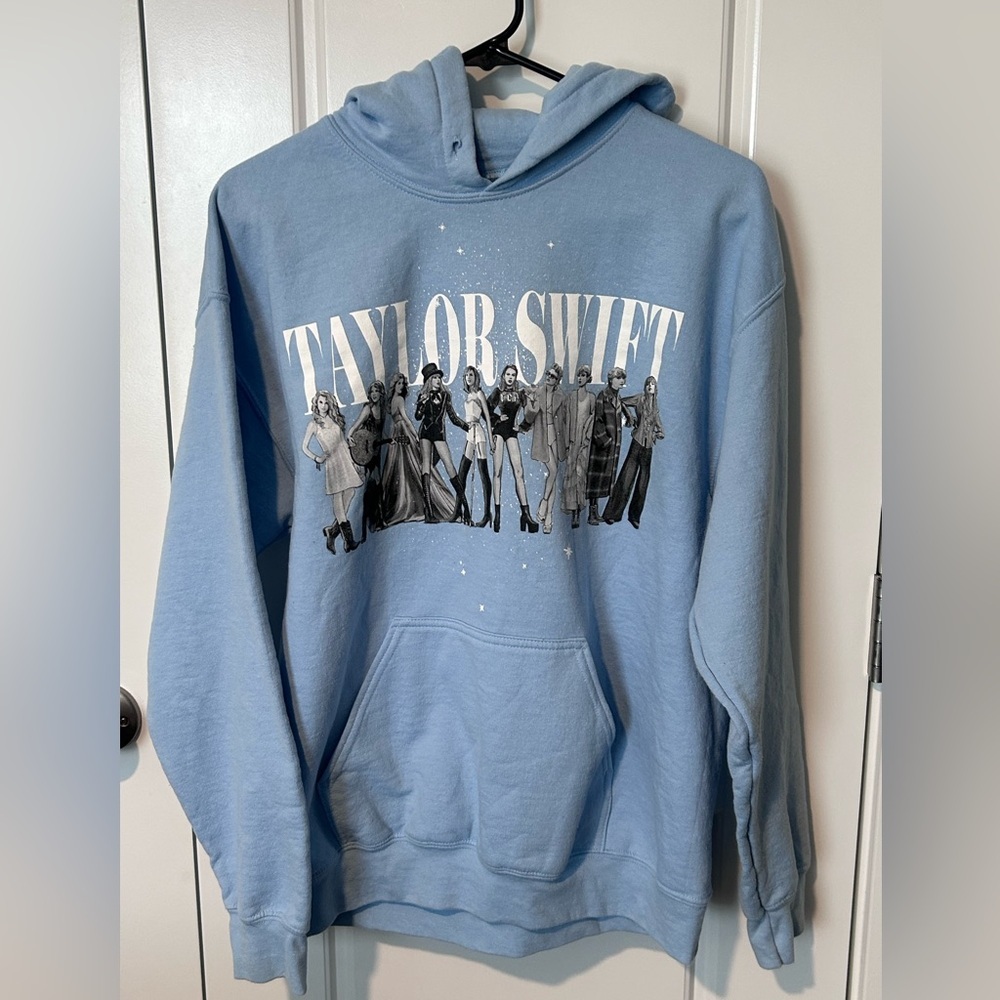 Taylor Swift Midnights Hoodie Medium Blue